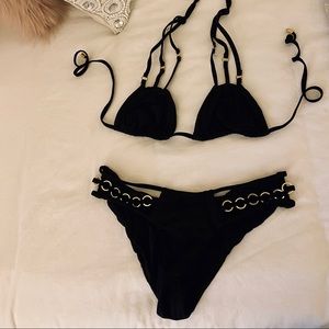 Sexy Black Beach Bunny Bikini